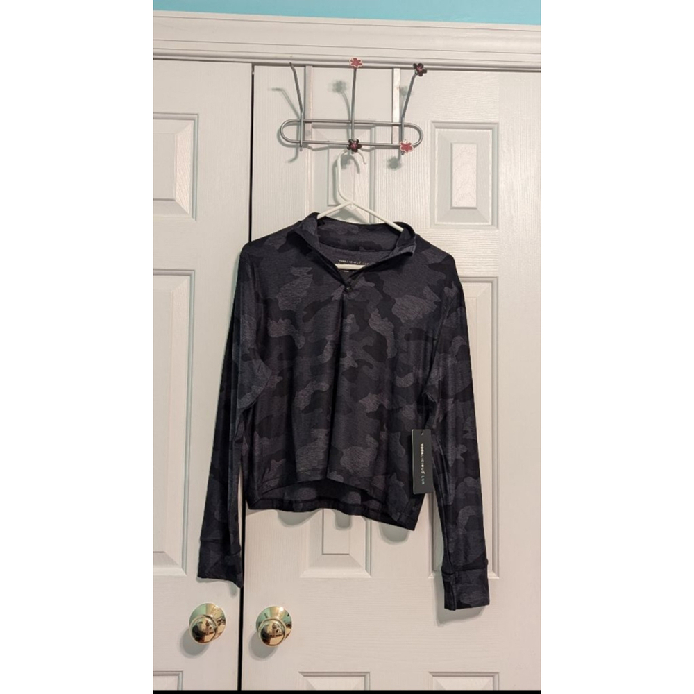 Women's Yogalicious Lux Shirt, XL, Black Camo